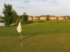 b Golfplatzresidenz erstrahlt im Sonnenuntergang